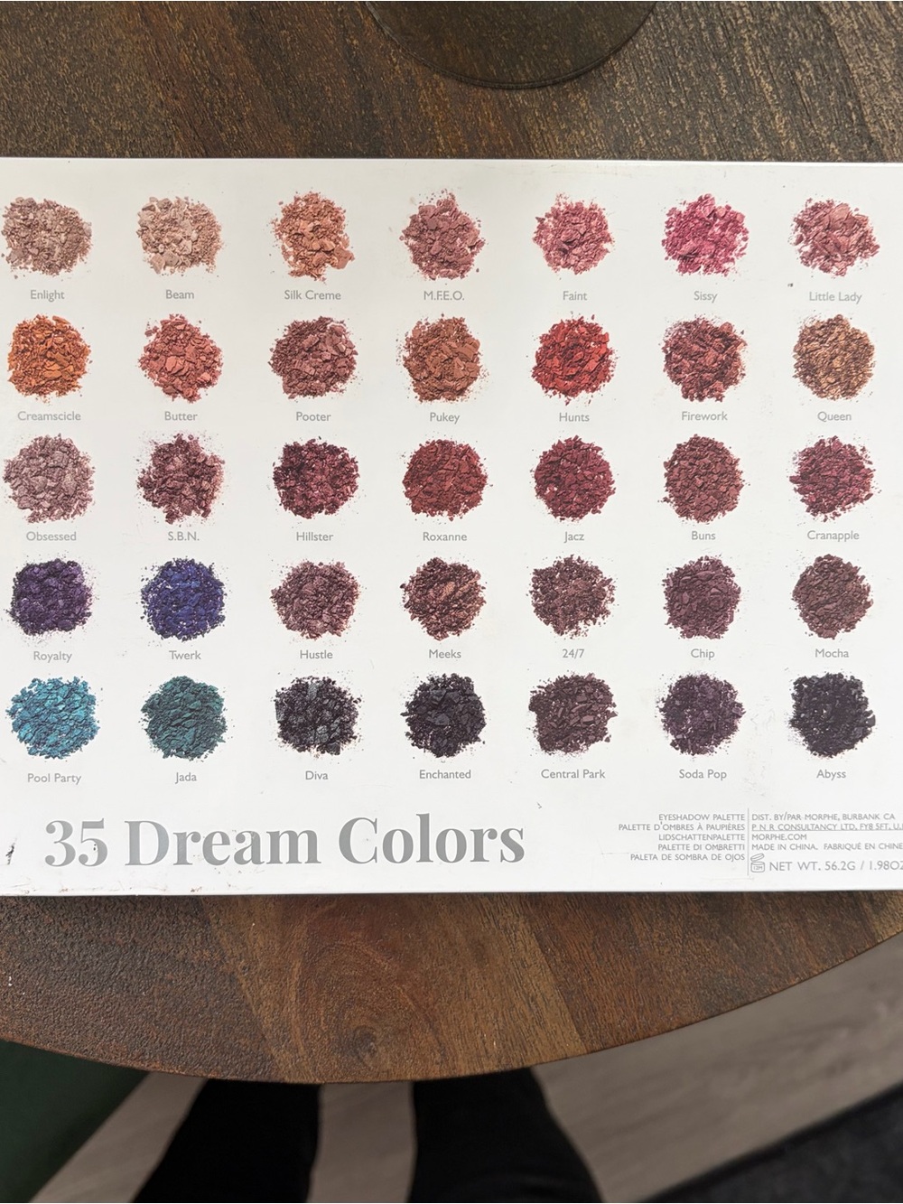 Original Morphe The Jaclyn Hill Eyeshadow Palette - Used 35 Shades SOLD AS IS - Picture 3 of 5